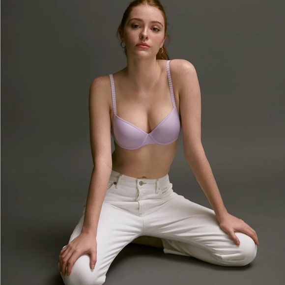 ThirdLove 24/7 Classic T Shirt Purple Bra - Picture 1 of 10
